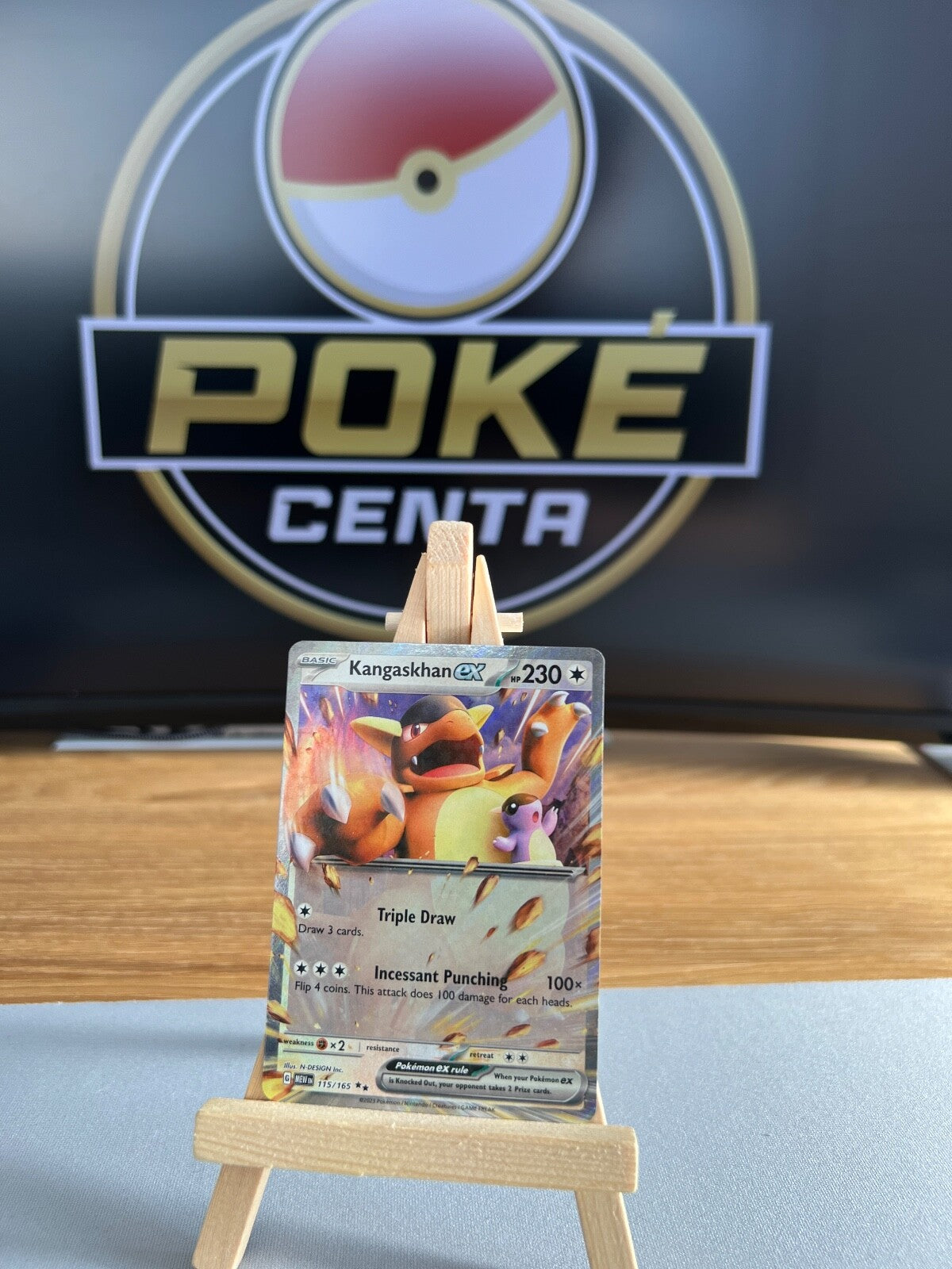 Pokemon TCG - S&V 151 - 115/165 Kangaskhan ex - Holo Double Rare - NM/M