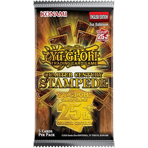 PRE-ORDER: Yu-Gi-Oh! - Quarter Century Stampede Booster Pack