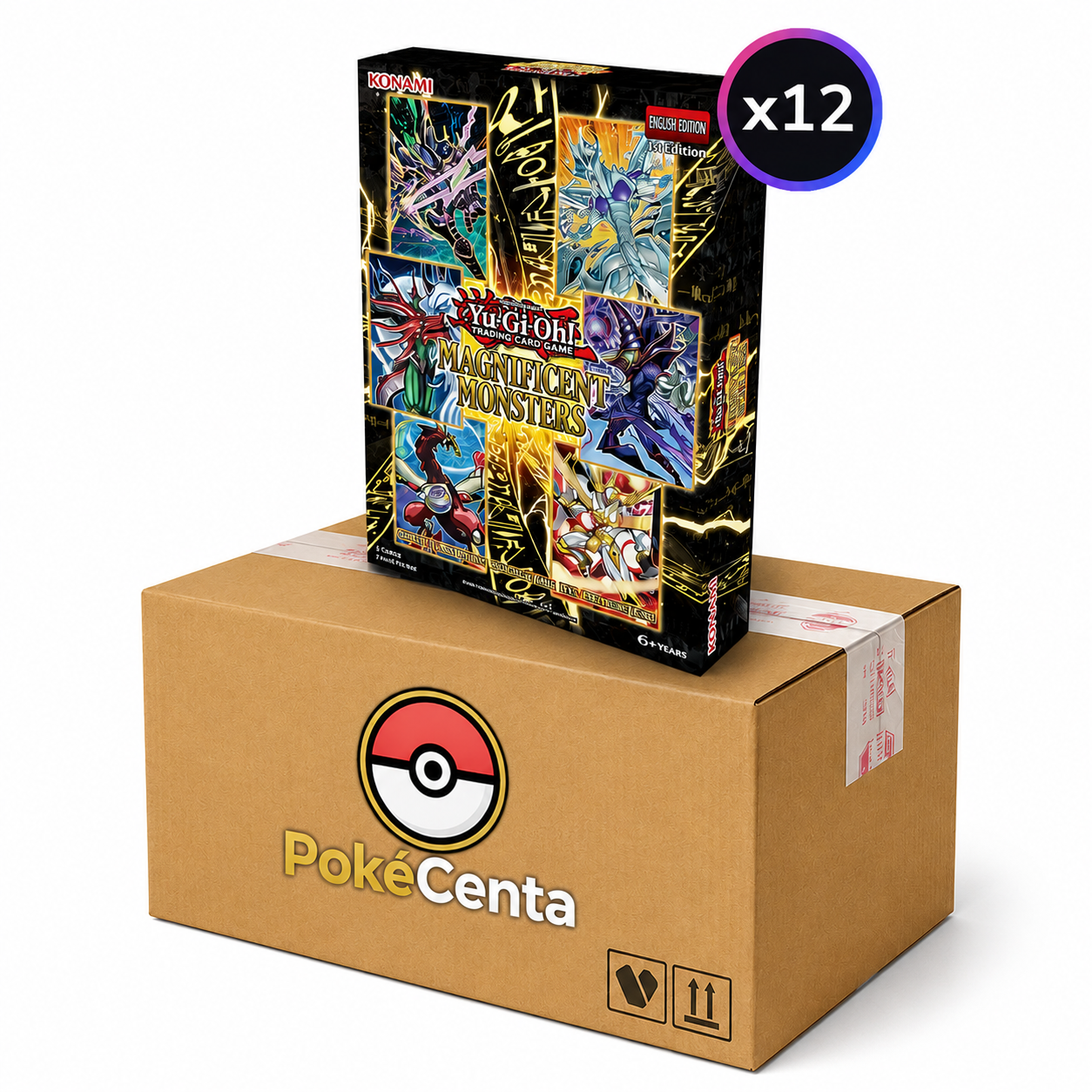 PRESALE - Yu-Gi-Oh! TCG: Magnificent Monsters Tuckbox Sealed Case (12 Count) ENG