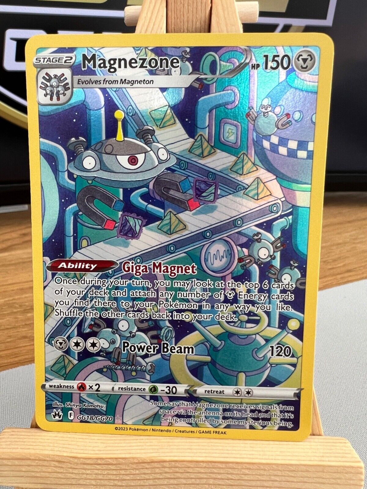 Pokemon Crown Zenith - GG18/GG70 Magnezone - Holo Rare - NM/M