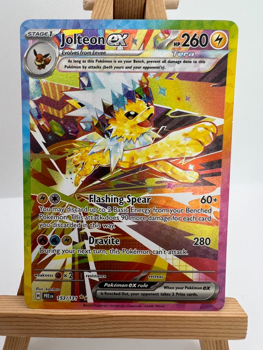 Pokemon Prismatic Evolutions - 153/131 Jolteon - Special Illustration Rare - NM