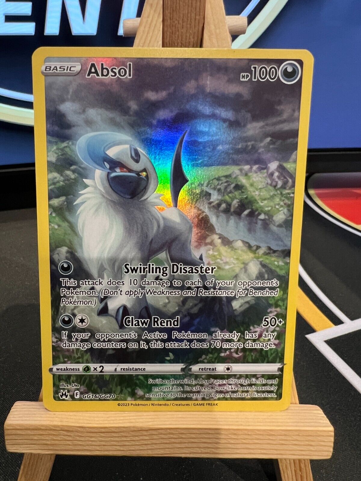 Pokemon Crown Zenith - GG16/GG70 Absol - Holo Rare - NM/M