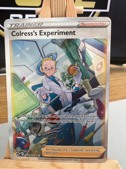 Pokemon Crown Zenith - GG59/GG70 Colress's Experiment - Holo Rare - NM/M