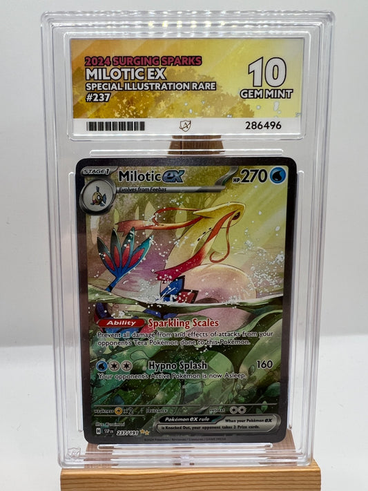Pokemon Surging Sparks - 237/191 Milotic ex - Special Illustration Rare - ACE 10