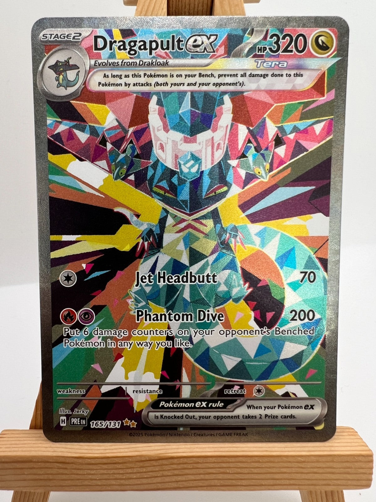 Pokemon Prismatic Evolutions - 165/131 Dragapult - SIR - NM/M
