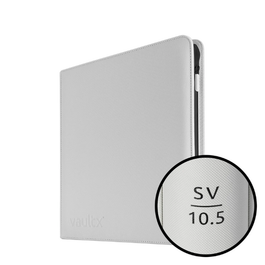 VaultX Exo-Tec Zip Binder - SV10.5 White Flare - First Edition - New & Sealed