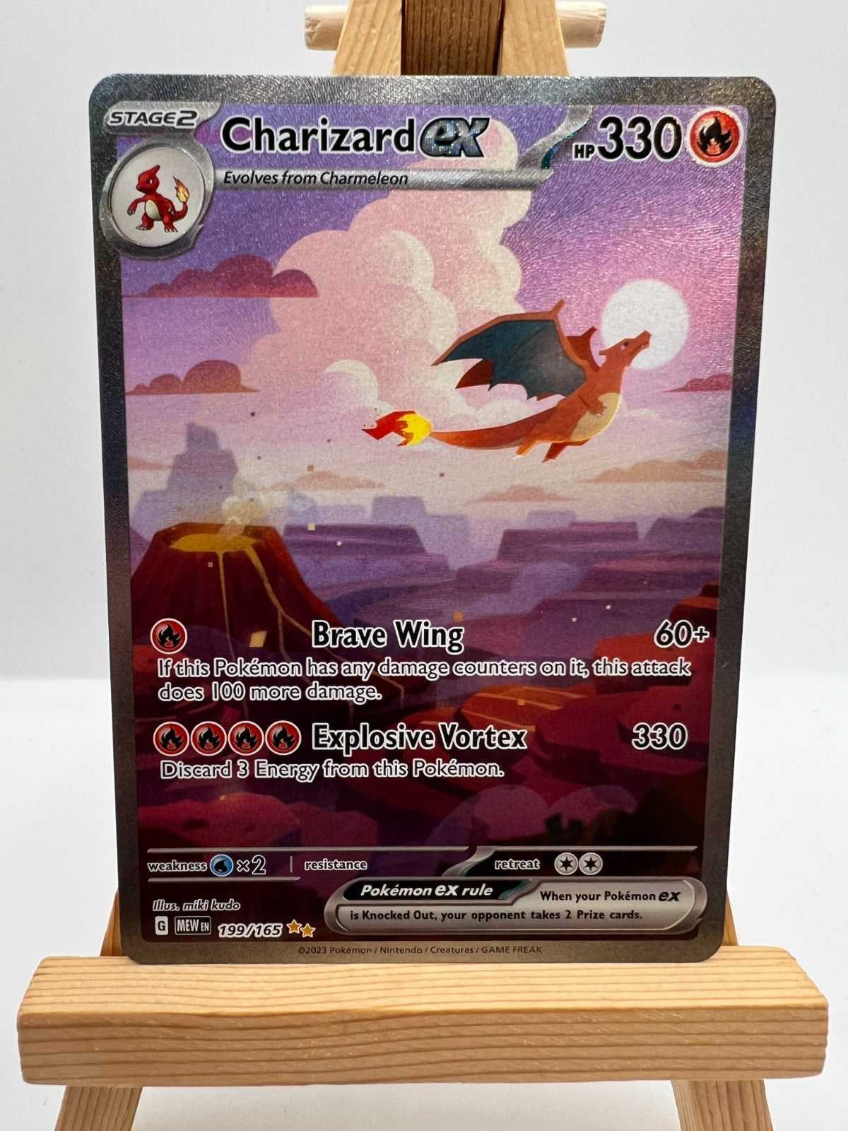 Pokemon TCG - S&V 151 - 199/165 Charizard ex - Special Illustration Rare - LP/EX