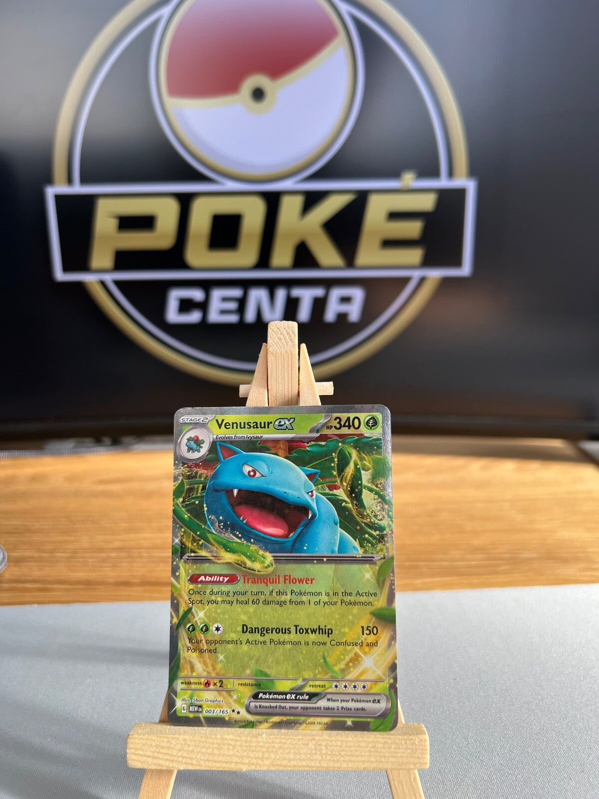 Pokemon TCG - S&V 151 - 003/165 Venusaur ex - Holo Double Rare - NM/M