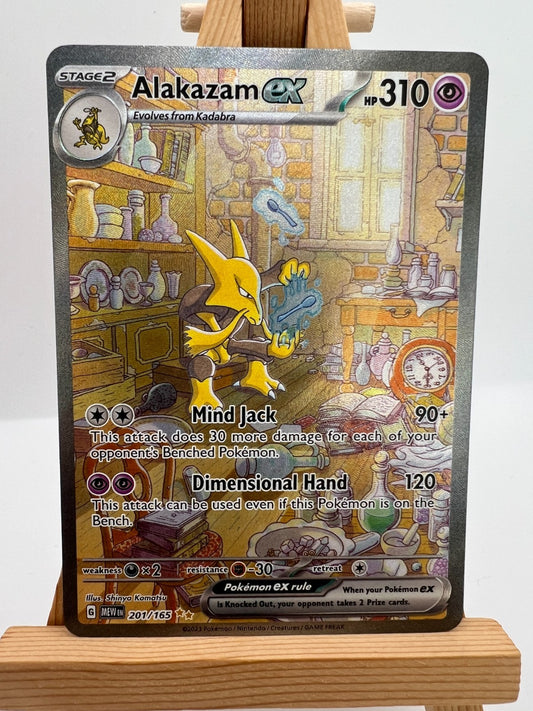 Pokemon TCG - S&V 151 - 201/165 Alakazam ex - Special Illustration Rare - NM/M