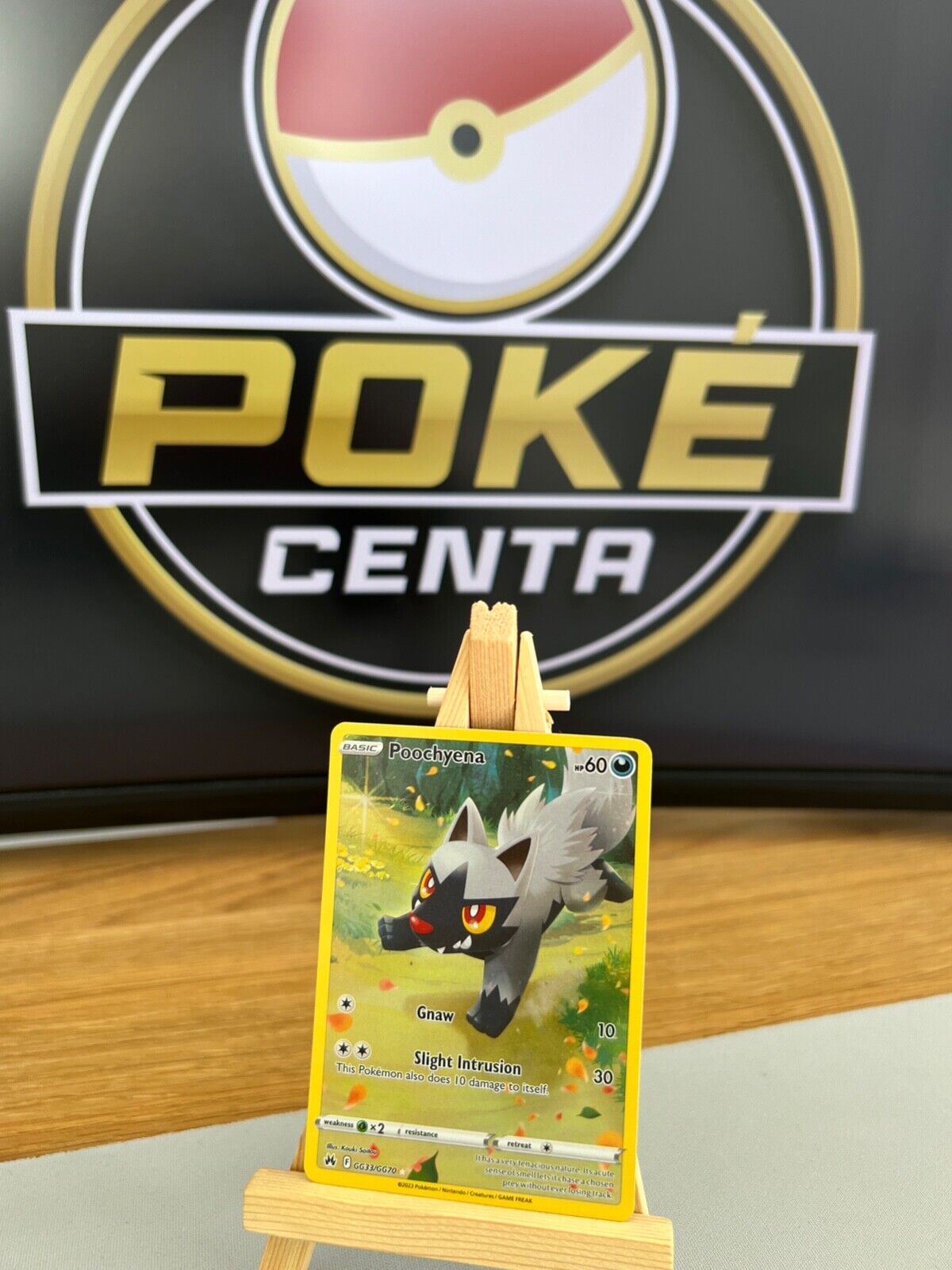 Pokemon Crown Zenith - GG33/GG70 Poochyena - Holo Rare - NM/M