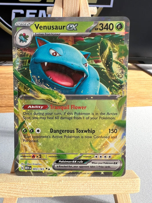 Pokemon TCG - S&V 151 - 003/165 Venusaur ex - Holo Double Rare - NM/M