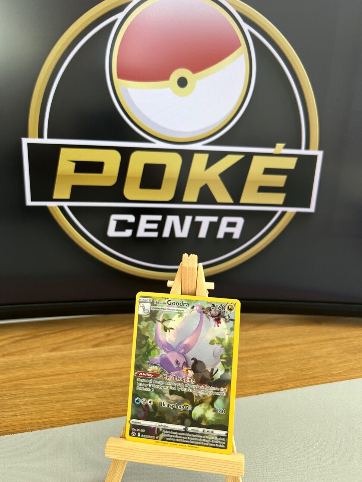 Pokemon Crown Zenith - GG21/GG70 Hisuian Goodra - Holo Rare - NM/M