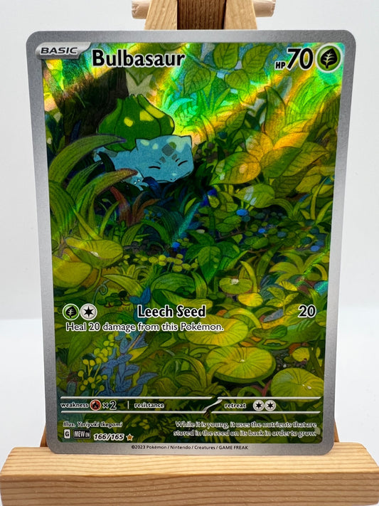 Pokemon TCG  - S&V 151 - 166/165 Bulbasaur - Illustration Rare - NM/M #2
