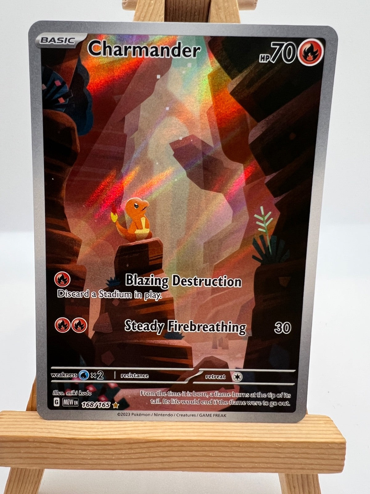 Pokemon TCG - S&V 151 - 168/165 Charmander - Illustration Rare - NM/M