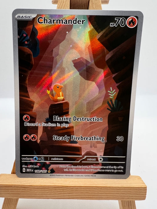 Pokemon TCG - S&V 151 - 168/165 Charmander - Illustration Rare - NM/M