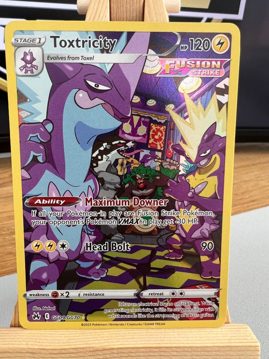 Pokemon Crown Zenith - GG09/GG70 Toxtricity - Holo Rare - NM/M