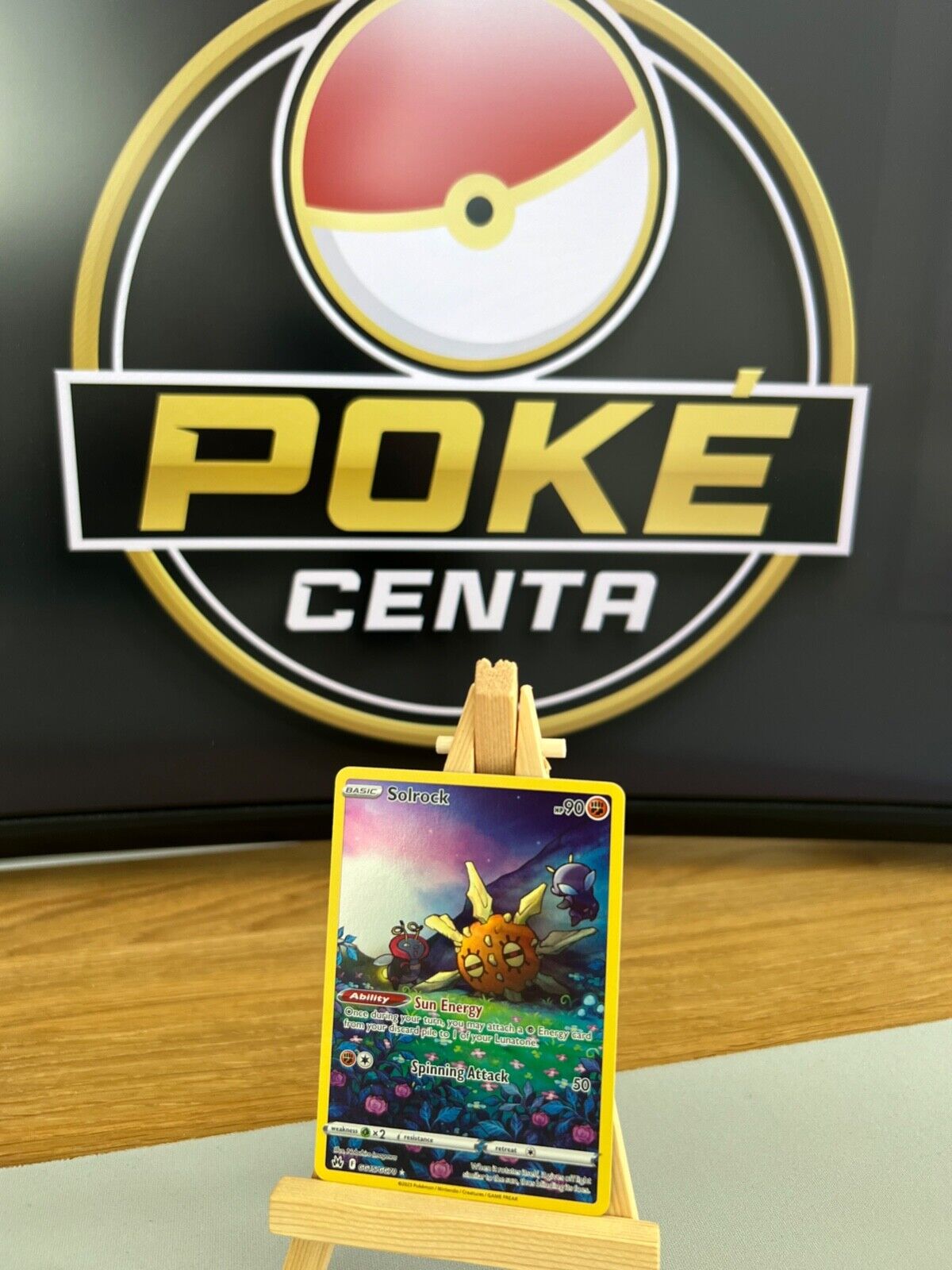 Pokemon Crown Zenith - GG15/GG70 Solrock - Holo Rare - NM/M