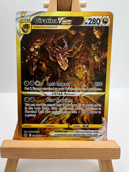 Pokemon Crown Zenith - GG69/GG70 Giratina VSTAR - Hyper Rare - NM/M