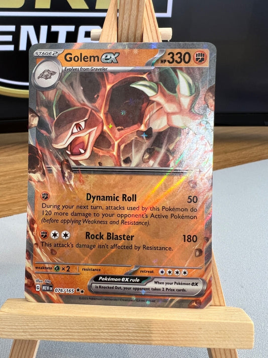 Pokemon TCG - S&V 151 - 076/165 Golem ex - Holo Double Rare - NM/M