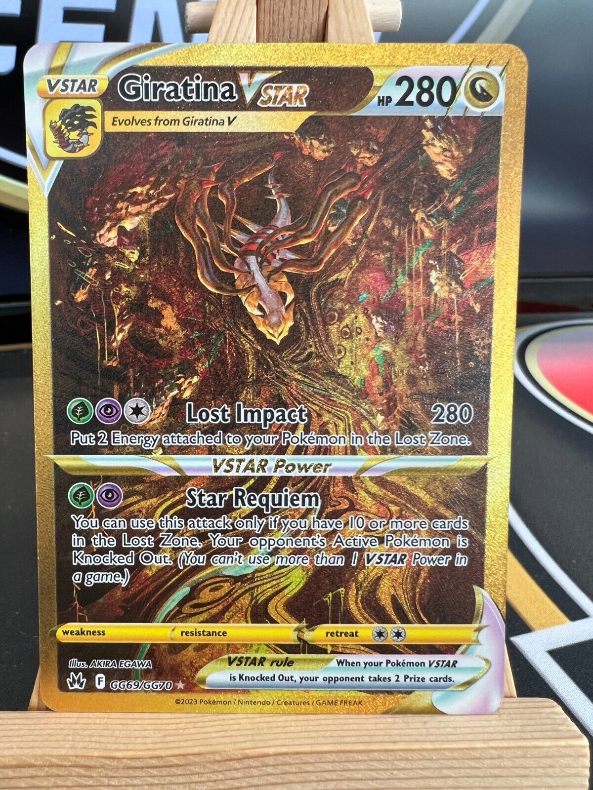 Pokemon Crown Zenith - GG69/GG70 Giratina VSTAR - Hyper Rare - NM/M #2