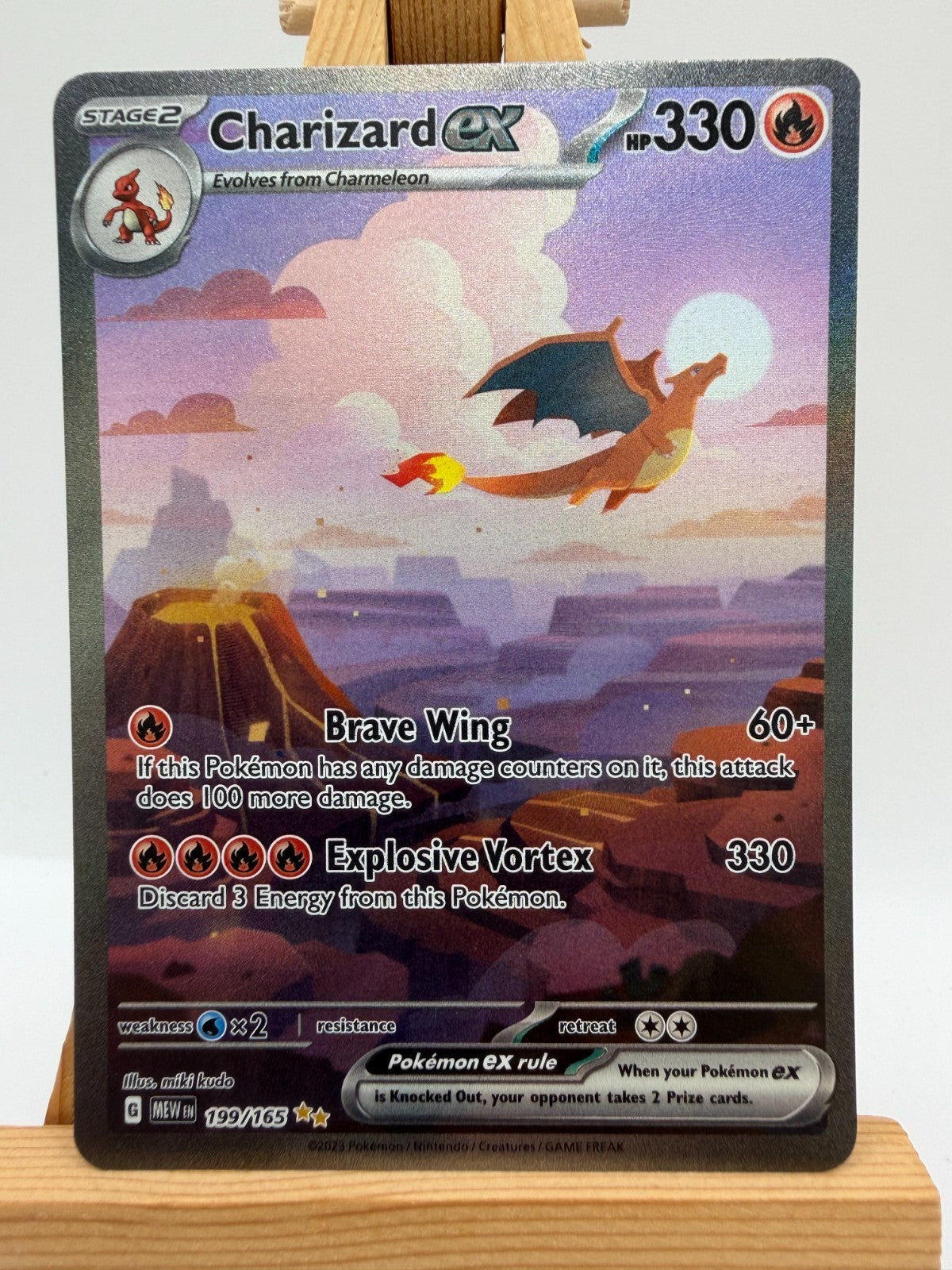 Pokemon TCG - S&V 151 - 199/165 Charizard ex - Special Illustration Rare - NM/M
