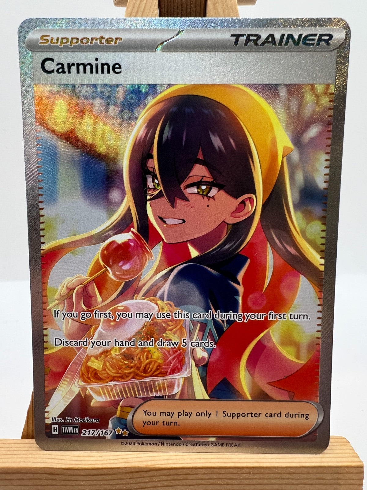 Pokemon Twilight Masquerade - 217/167 Carmine - Special Illustration Rare - NM/M
