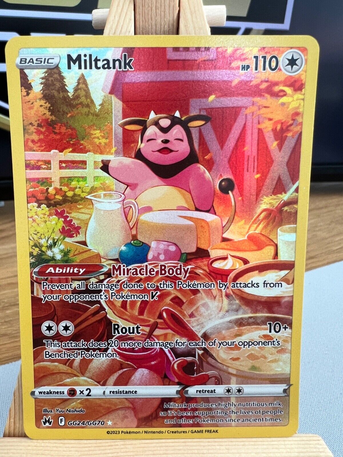 Pokemon Crown Zenith - GG24/GG70 Miltank - Holo Rare - NM/M