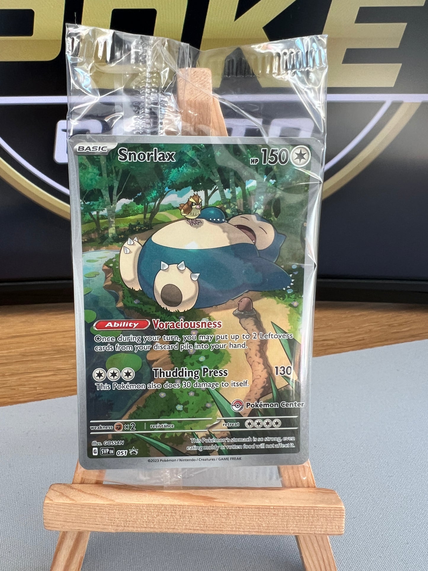 Pokémon TCG - S&V 151 - SVP051 Pokémon Center Stamped Snorlax