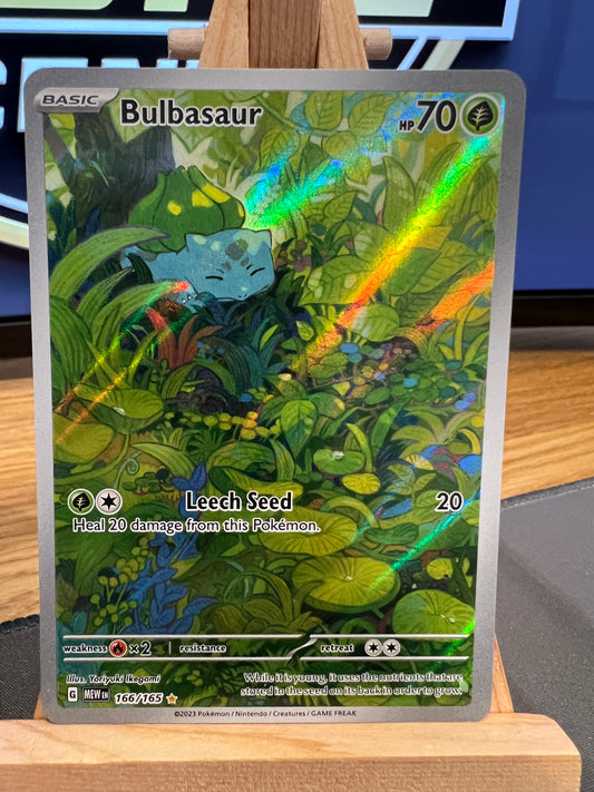 Pokémon TCG - S&V 151 - 166/165 Bulbasaur - Illustration Rare - NM/M