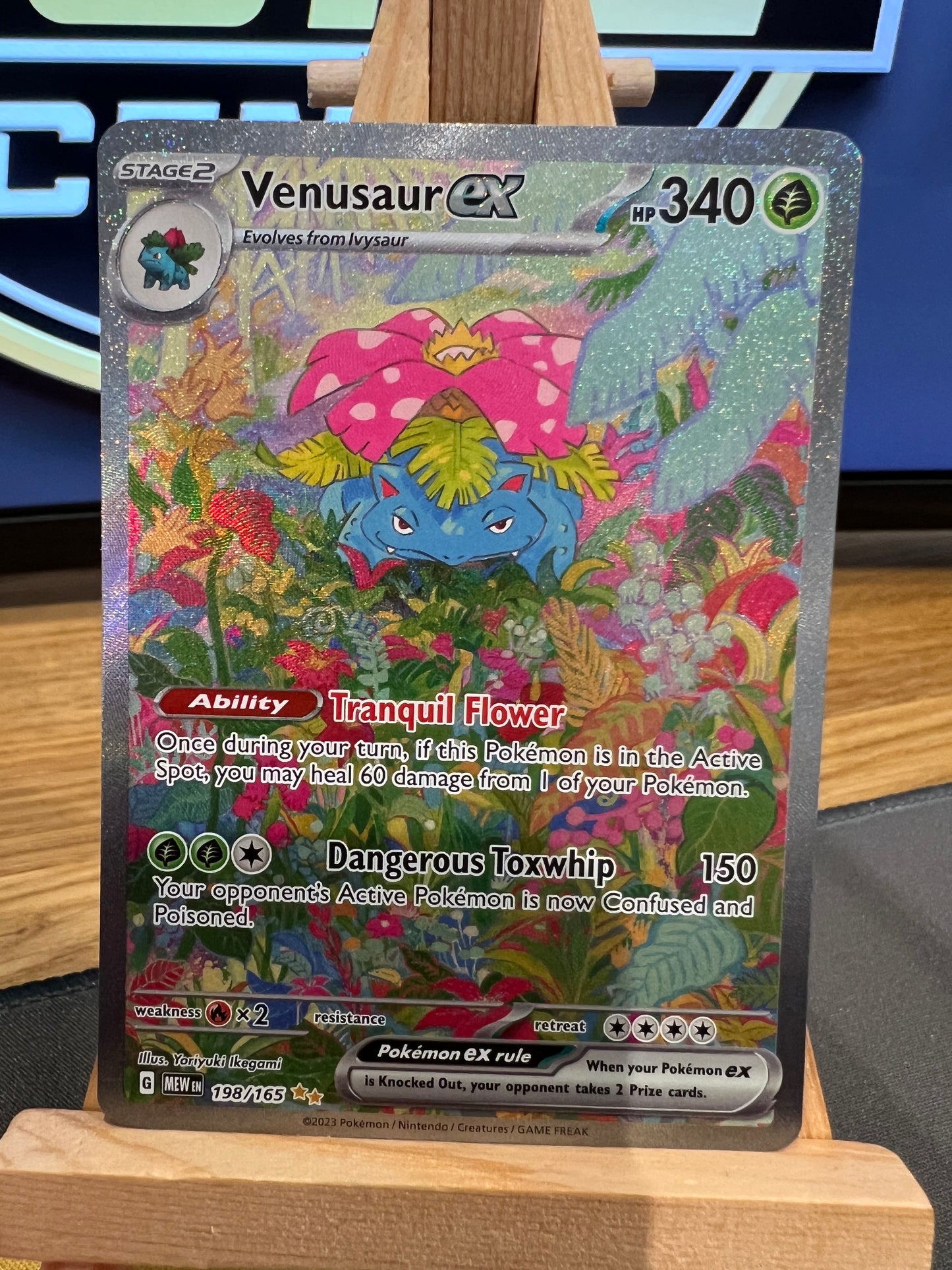 Pokémon TCG - S&V 151 - 198/165 Venusaur ex - Special Illustration Rare - NM/M