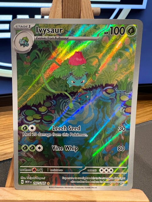 Pokémon TCG - S&V 151 - 167/165 Ivysaur - Illustration Rare - NM/M