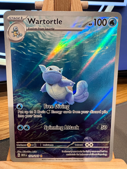 Pokémon TCG - S&V 151 - 171/165 Wartortle - Illustration Rare - NM/M