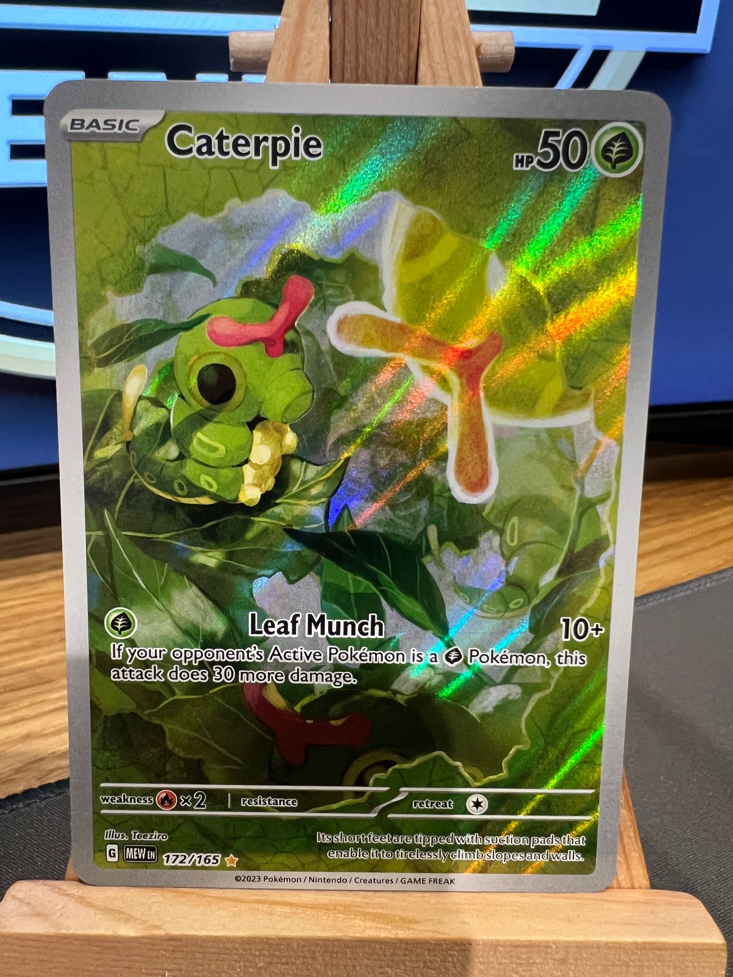 Pokémon TCG - S&V 151 - 172/165 Caterpie - Illustration Rare - NM/M