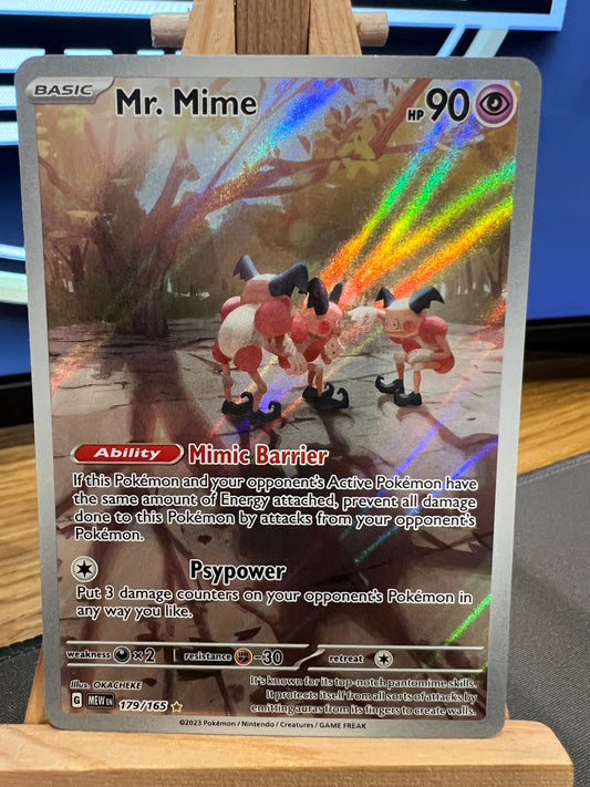 Pokémon TCG - S&V 151 - 179/165 Mr. Mime - Illustration Rare - NM/M