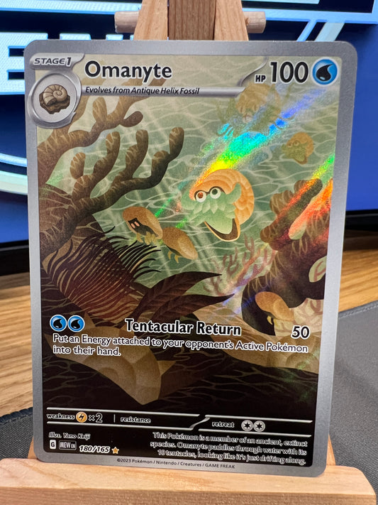 Pokémon TCG - S&V 151 - 180/165 Omanyte - Illustration Rare - NM/M