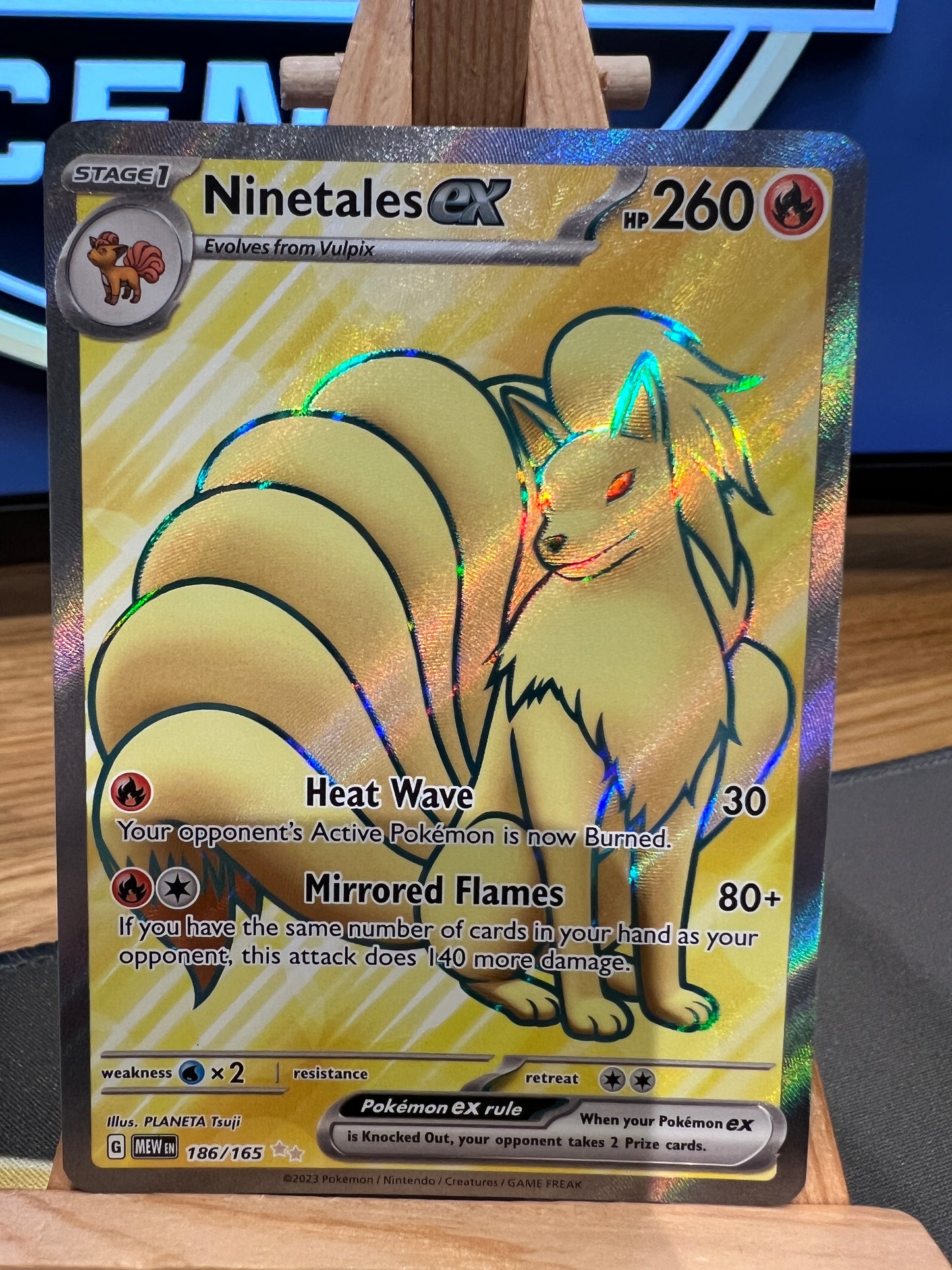 Pokémon TCG - S&V 151 - 186/165 Ninetales ex - Ultra Rare - NM/M