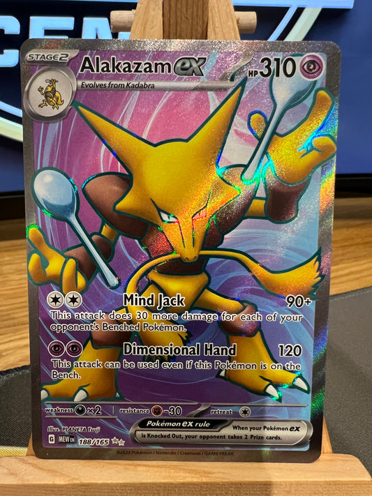 Pokémon TCG - S&V 151 - 188/165 Alakazam ex - Ultra Rare - NM/M