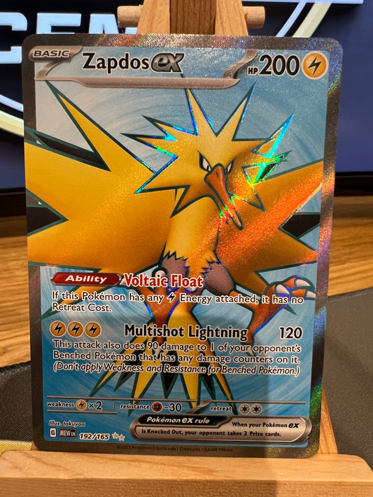 Pokémon TCG - S&V 151 - 192/165 Zapdos ex - Ultra Rare - NM/M