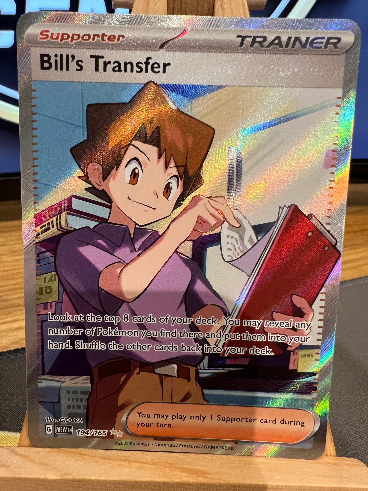 Pokémon TCG - S&V 151 - 194/165 Bill's Transfer - Ultra Rare - NM/M