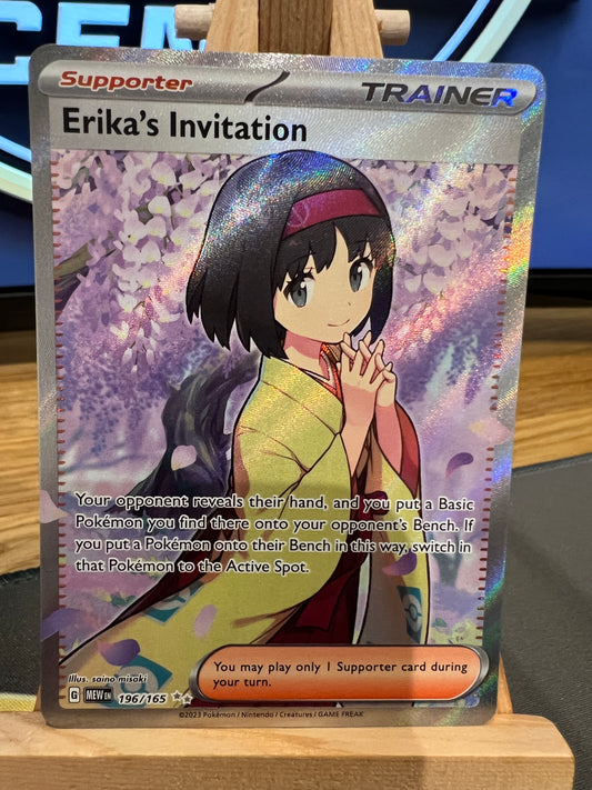 Pokémon TCG - S&V 151 - 196/165 Erika's Invitation - Ultra Rare - NM/M