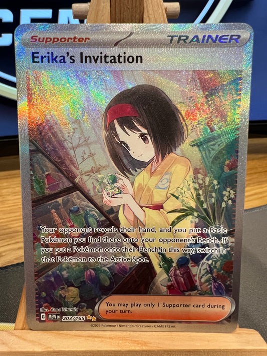 Pokémon TCG - S&V 151 - 203/165 Erika's Invitation - Special Illustration Rare - NM/M