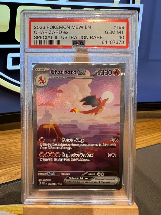 Pokémon TCG - S&V 151 - 199/165 Charizard ex - Special Illustration Rare - PSA 10