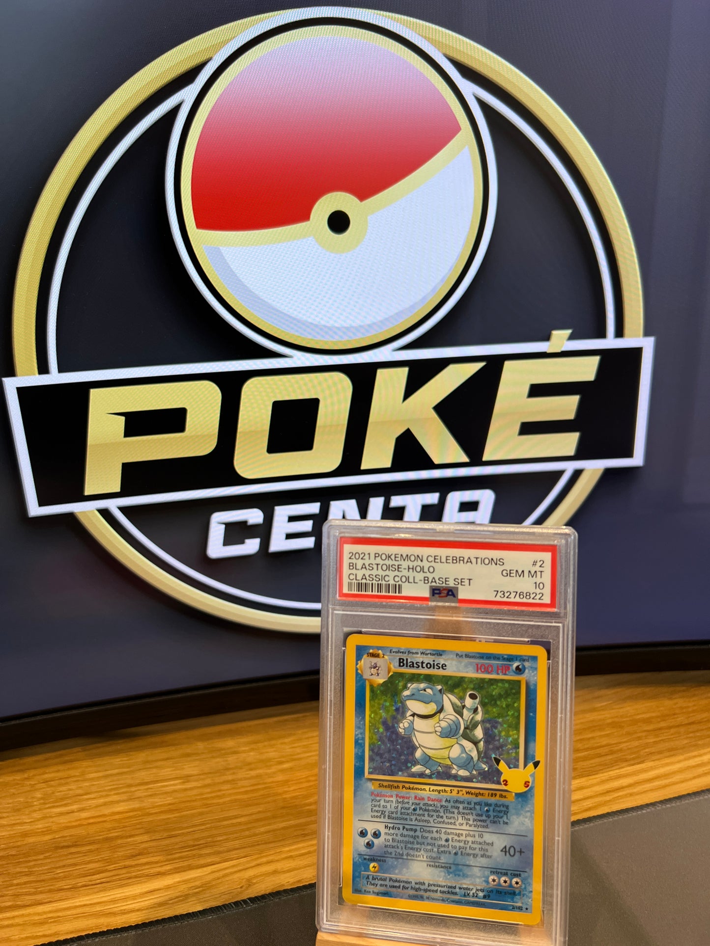 Pokémon TCG - Celebrations 25th Anniversary - 2/102 Blastoise - PSA 10