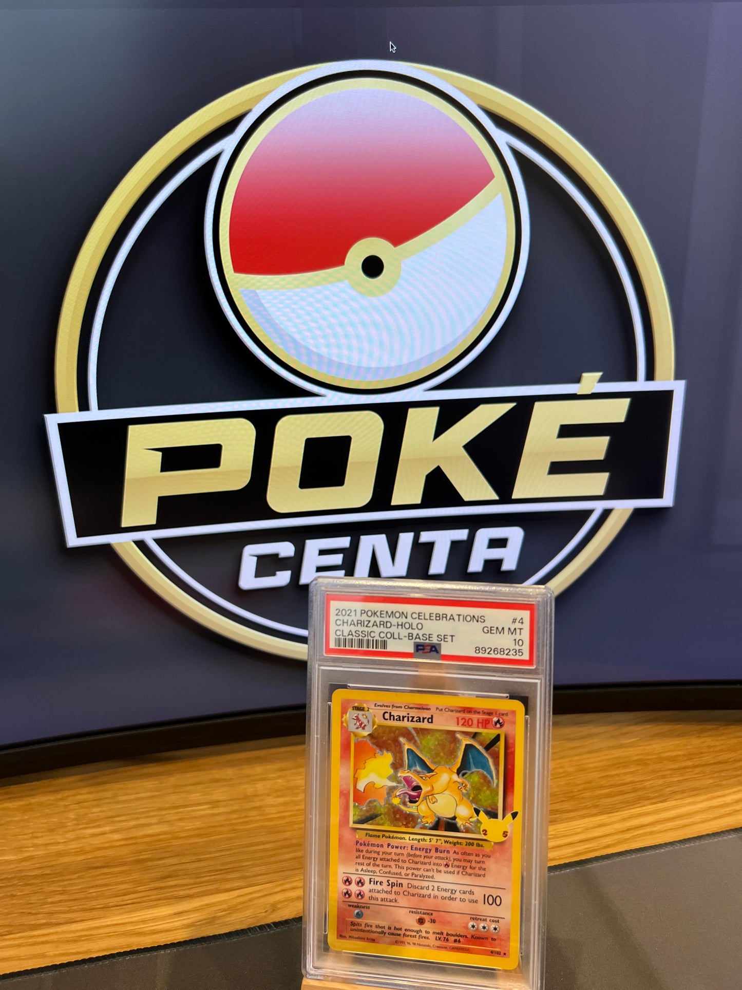 Pokémon TCG - Celebrations 25th Anniversary - 4/102 Charizard - PSA 10