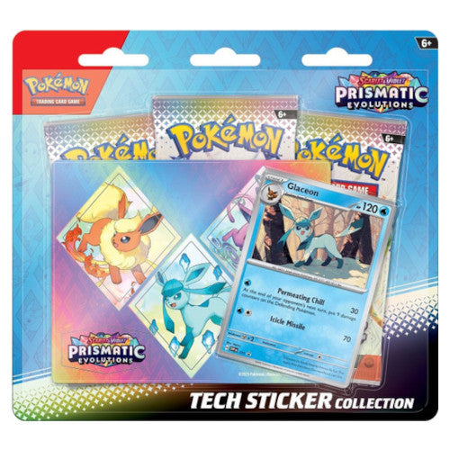 PRE-ORDER - Pokémon TCG: Prismatic Evolutions Tech Sticker Collection - Glaceon